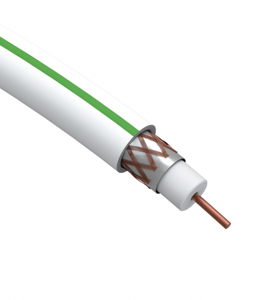 ЭРА Кабель коаксиальный SAT 703 B, 75 Ом, Cu/(оплётка Cu 75%), PVC, белый, 10 м (40/320)