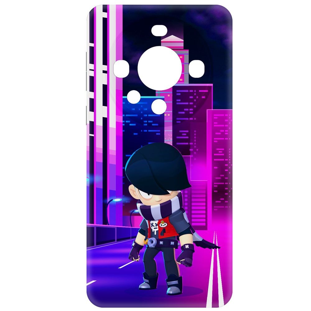 

Чехол-накладка Krutoff Soft Case Brawl Stars - Эдгар для Huawei Mate 60 Pro черный
