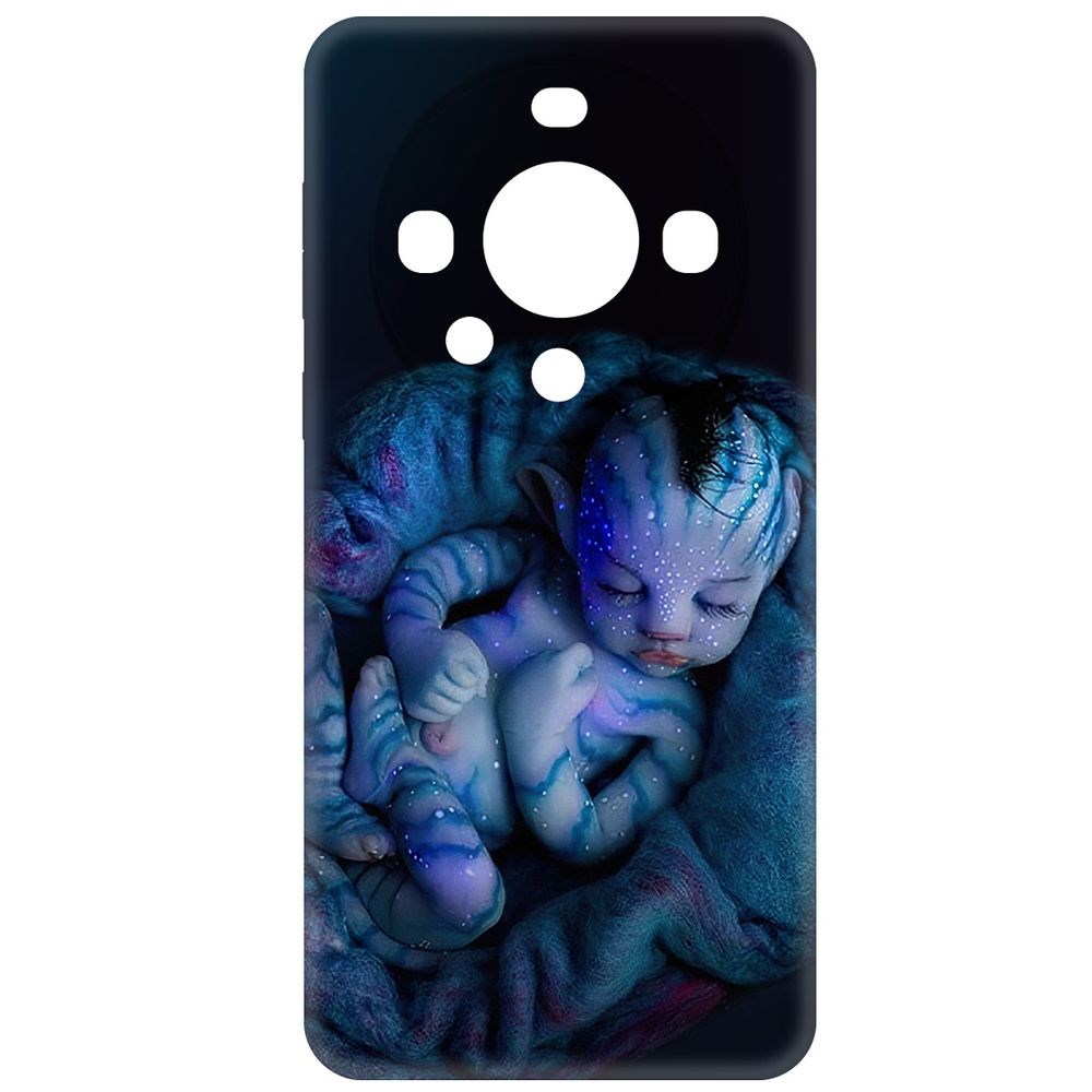 

Чехол-накладка Krutoff Soft Case Аватар - Малышка для Huawei Mate 60 Pro черный