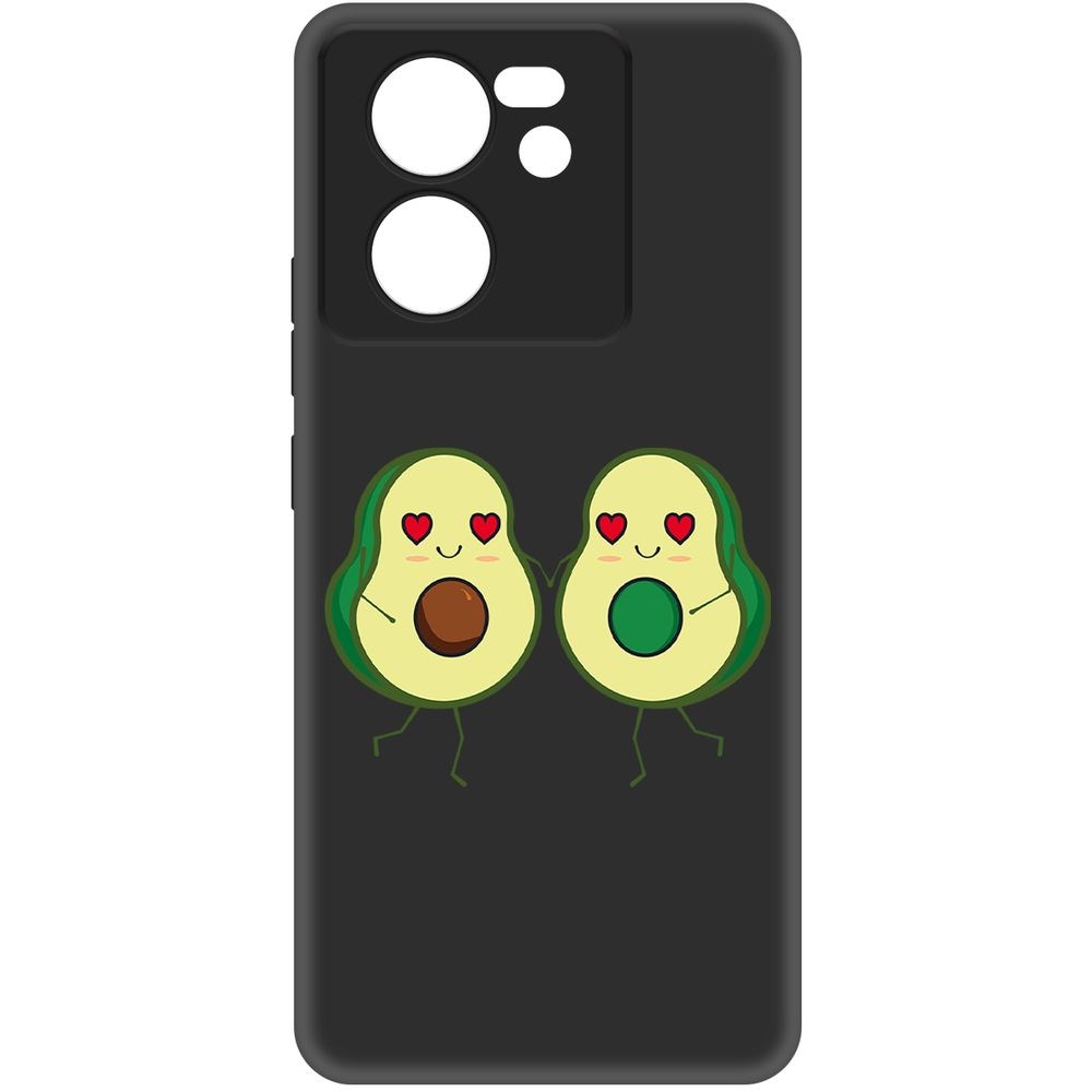 

Чехол-накладка Krutoff Soft Case Авокадо Пара для Xiaomi 13T черный