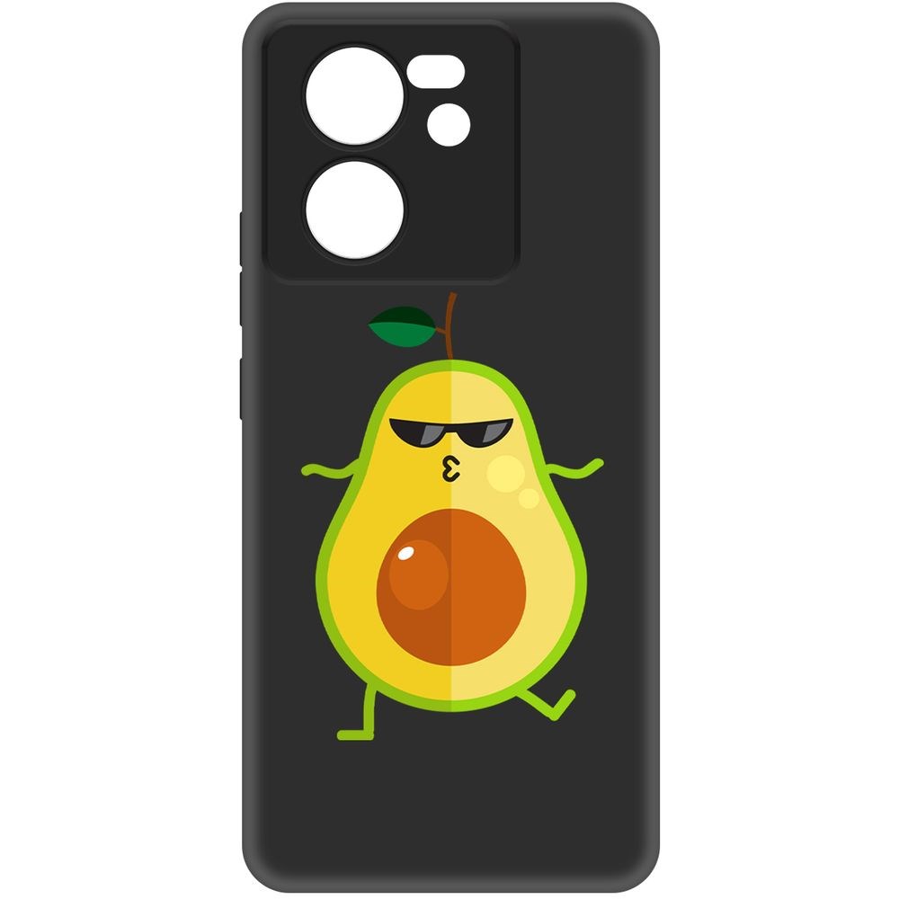 

Чехол-накладка Krutoff Soft Case Авокадо Стильный для Xiaomi 13T черный