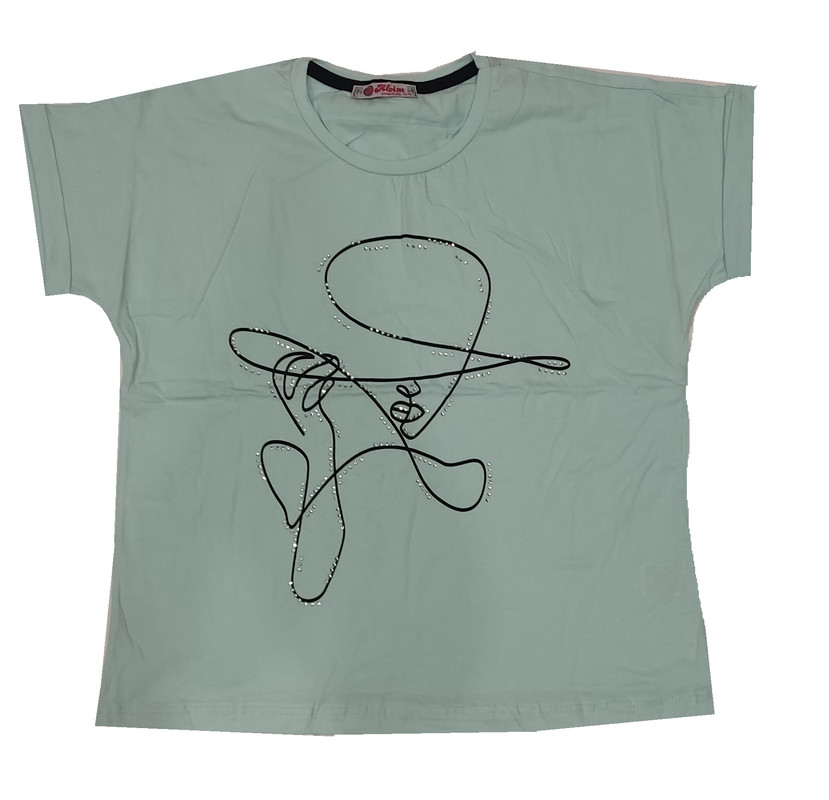 

Футболка детская Alvin kids 3268, бирюзовый, 176, 3268