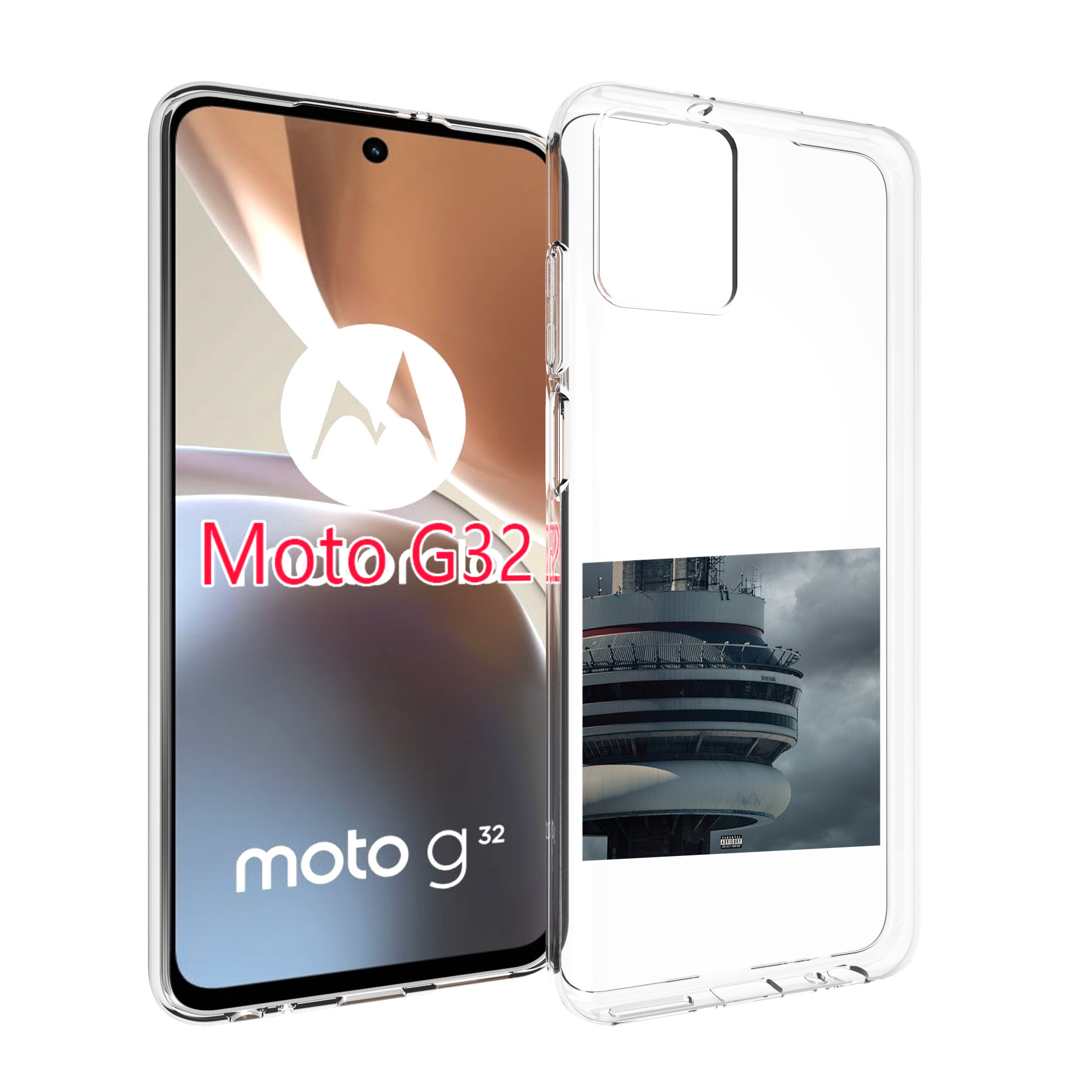 

Чехол MyPads Drake - Views для Motorola Moto G32, Прозрачный, Tocco