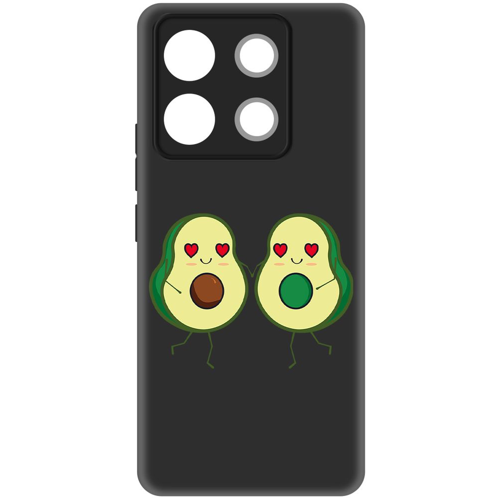 

Чехол-накладка Krutoff Soft Case Авокадо Пара для Xiaomi Poco X6 черный