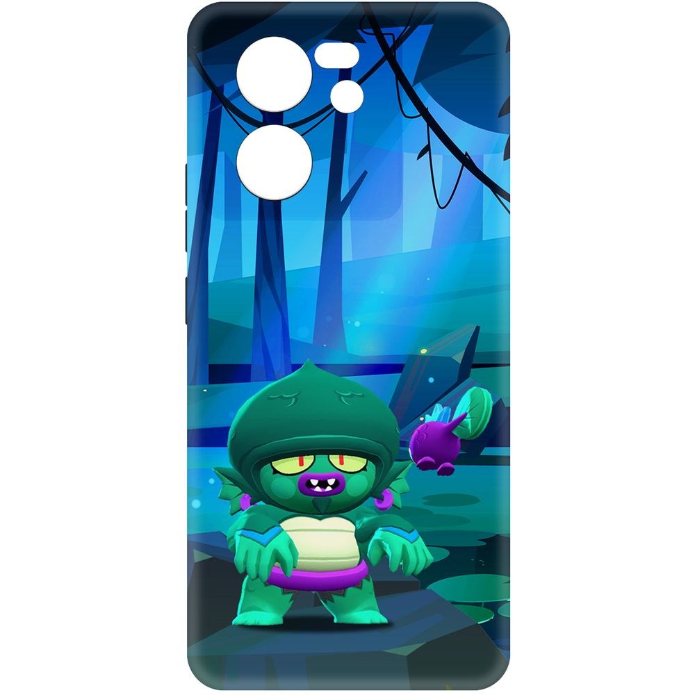 

Чехол-накладка Krutoff Soft Case Brawl Stars - Болотный Джин для Xiaomi 13T черный