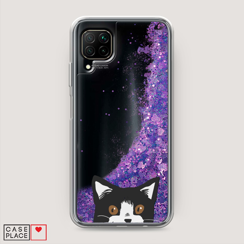 

Чехол Awog на Huawei P40 lite/Nova 6 SE/Nova 7i "Подглядывающий кот", Разноцветный, 611792-1