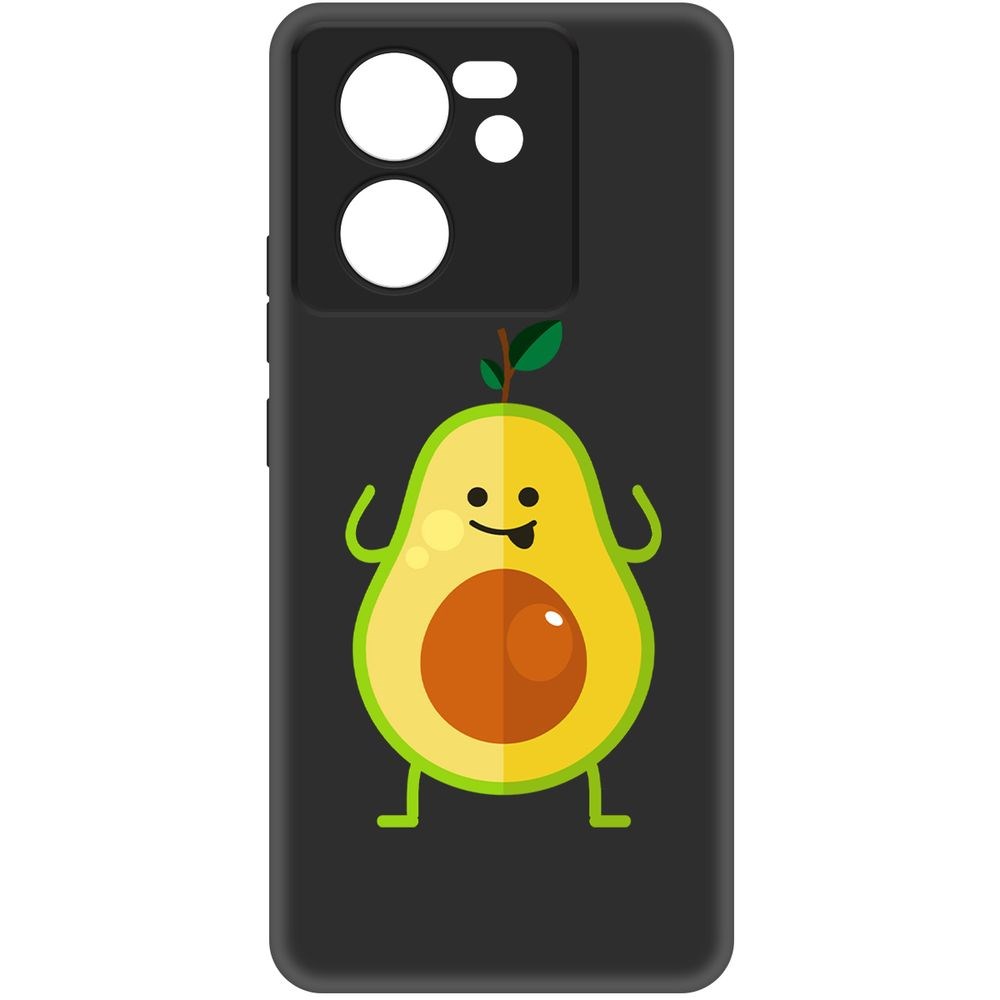 

Чехол-накладка Krutoff Soft Case Авокадо Веселый для Xiaomi 13T Pro черный