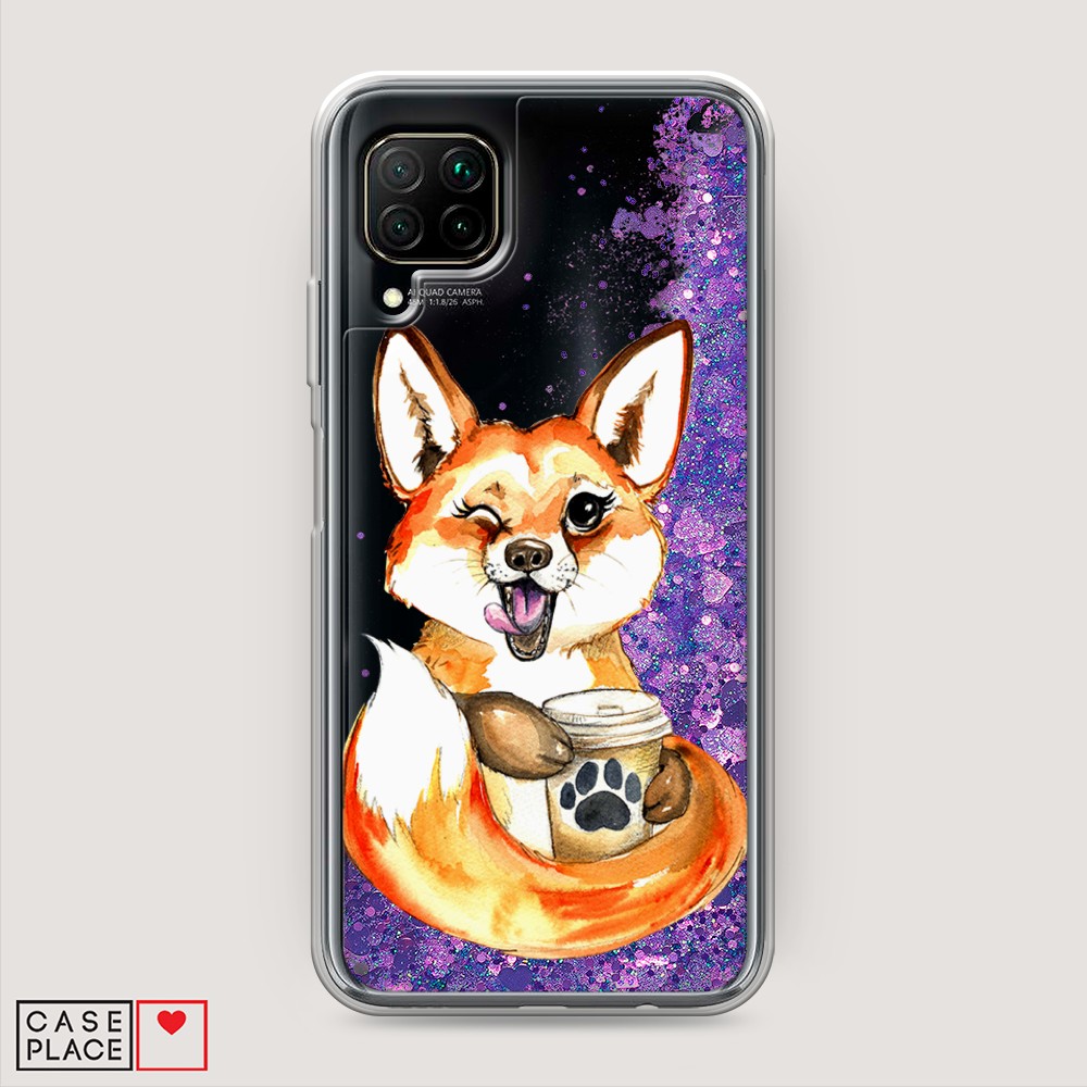 

Чехол Awog на Huawei P40 lite/Nova 6 SE/Nova 7i "Подмигивающая лиса с кофе", Разноцветный, 611792-1