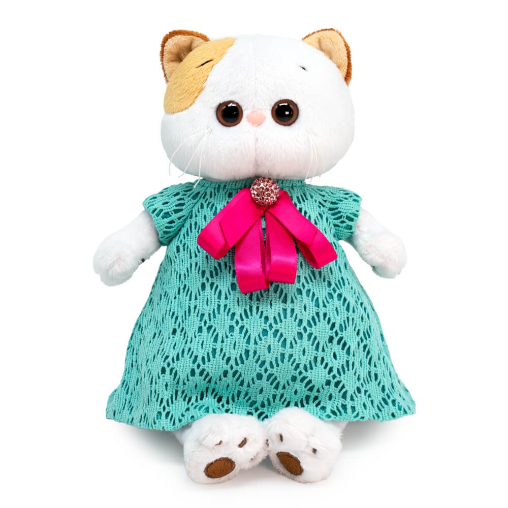 

Мягкая игрушка BUDI BASA Ли-Ли в ажурном платье с бантом, Зеленый, LK24-121