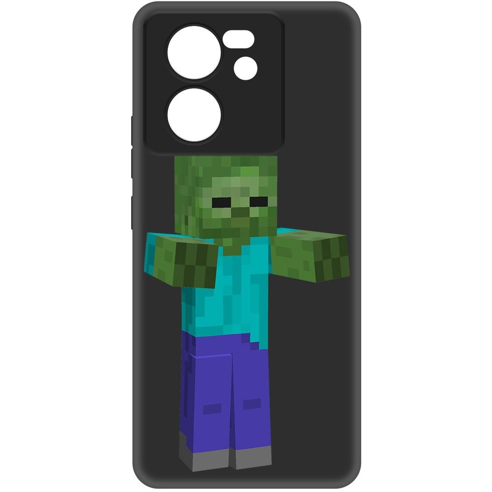 

Чехол-накладка Krutoff Soft Case Minecraft-Гигант для Xiaomi 13T Pro черный