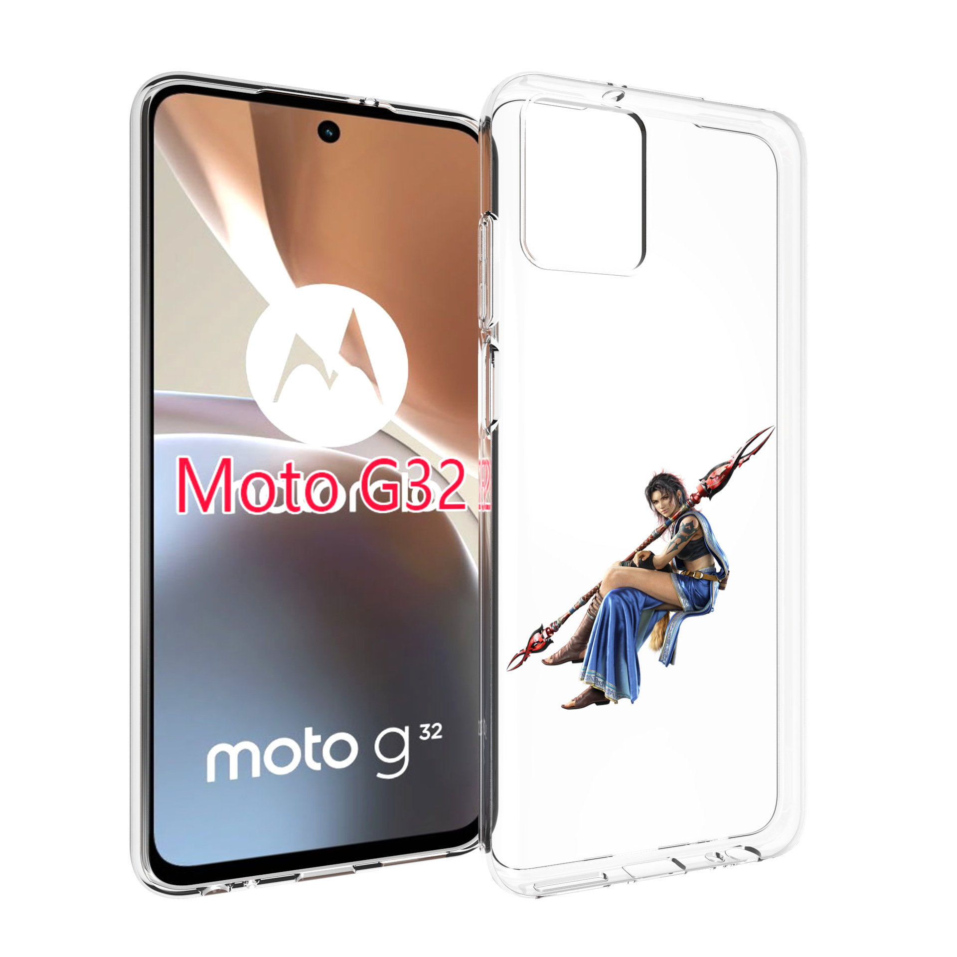 

Чехол MyPads Final-Fantasy-2 для Motorola Moto G32, Прозрачный, Tocco