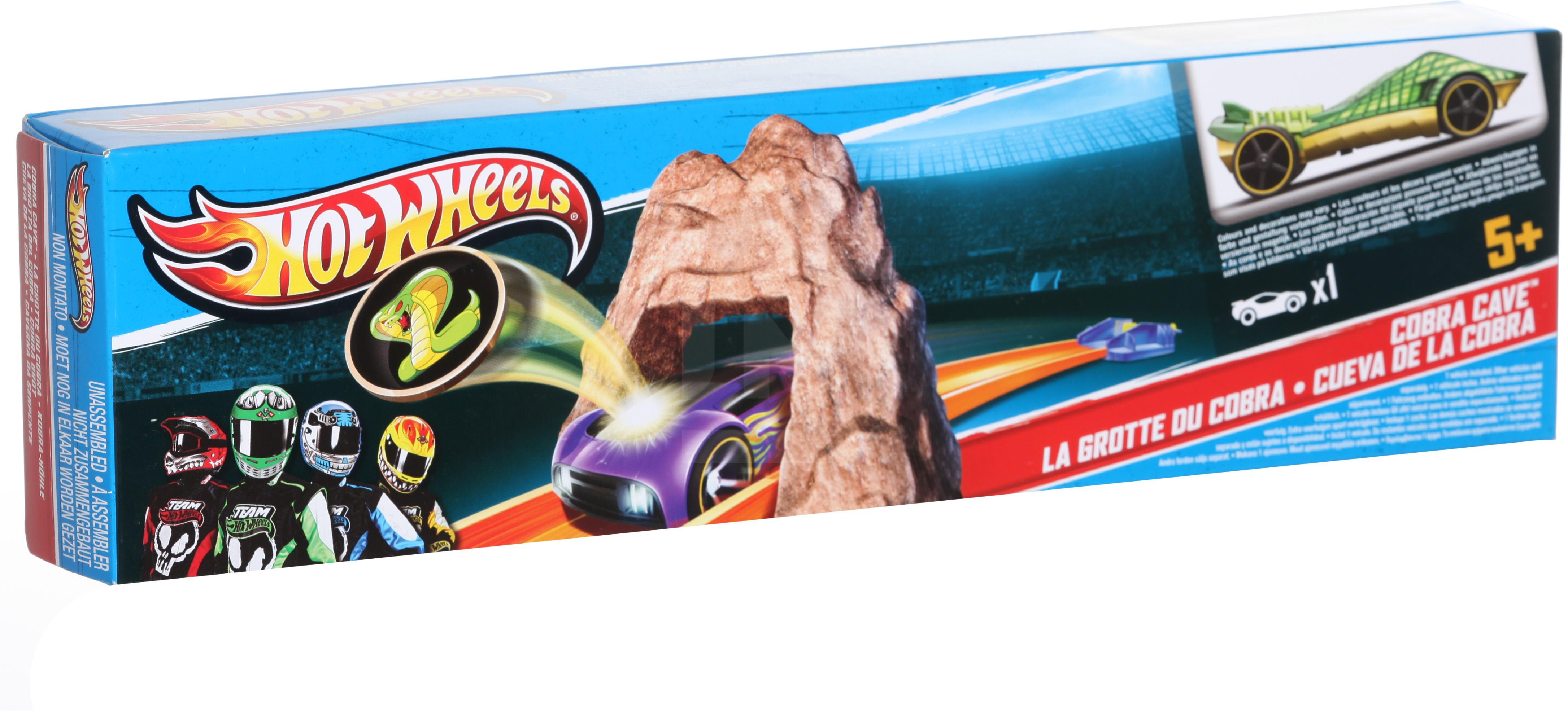 

Трек с машинкой Hot Wheels Mega jump пластик
