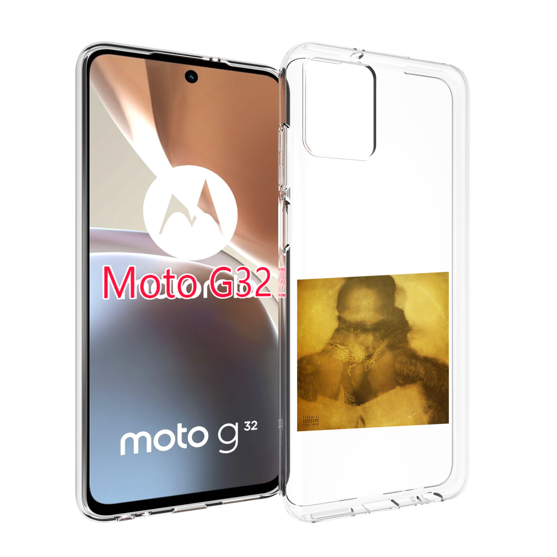 

Чехол MyPads Future - Future для Motorola Moto G32, Прозрачный, Tocco