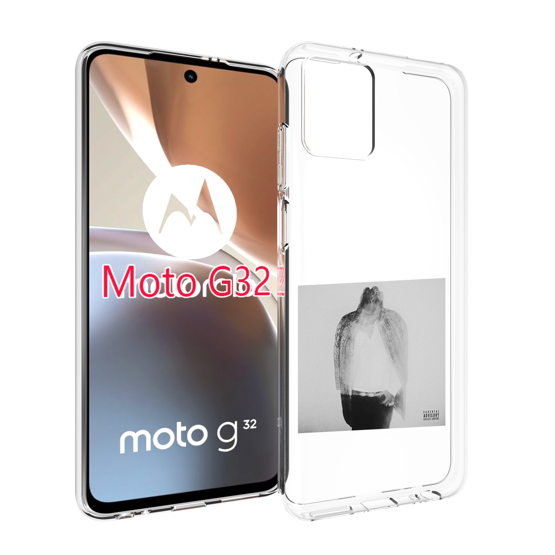

Чехол MyPads Future - HNDRXX для Motorola Moto G32, Прозрачный, Tocco