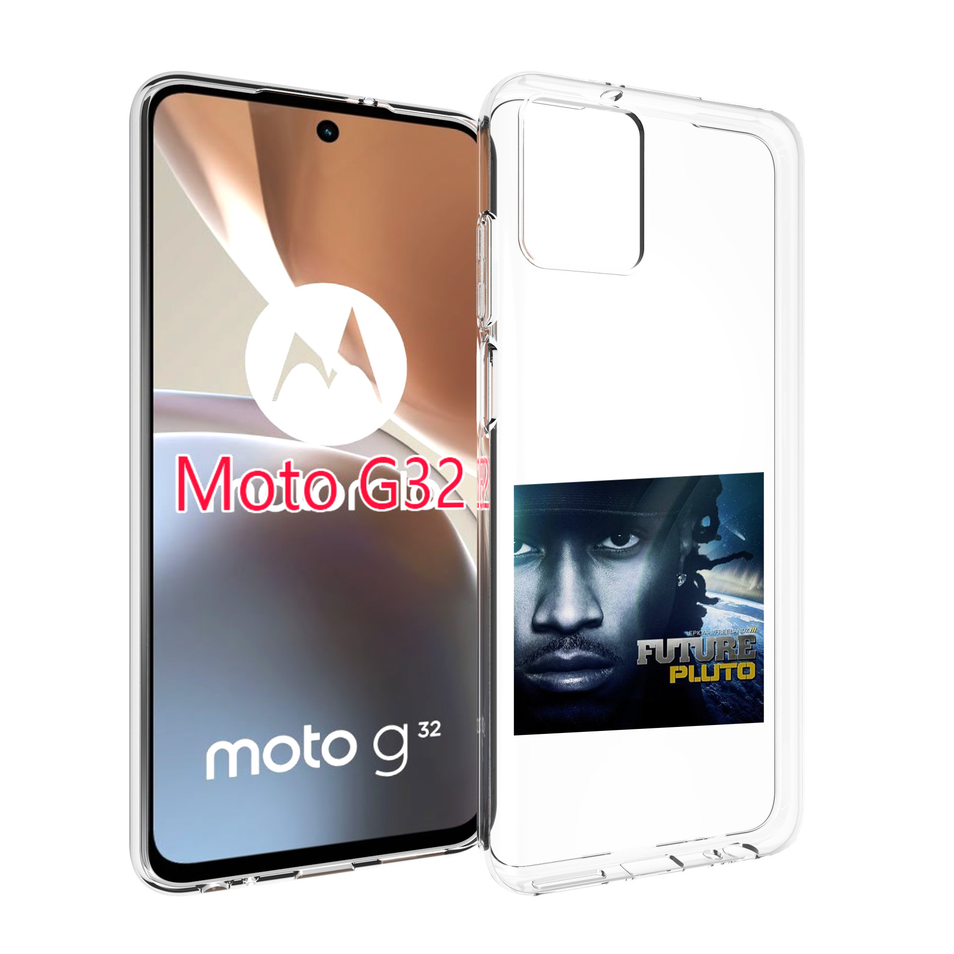 

Чехол MyPads Future - Pluto для Motorola Moto G32, Прозрачный, Tocco
