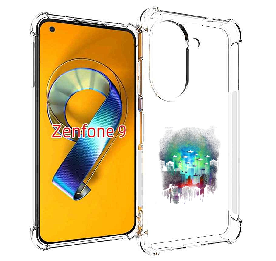 

Чехол MyPads город в свечении для Asus Zenfone 9 (AI2202), Прозрачный, Tocco