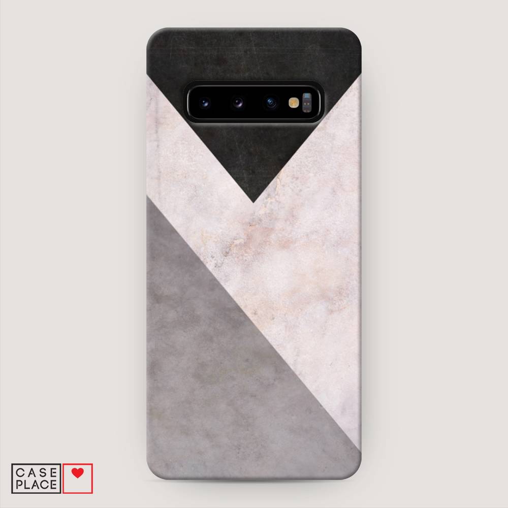 

Пластиковый чехол "Геометричный мрамор" на Samsung Galaxy S10 +, 27120-2