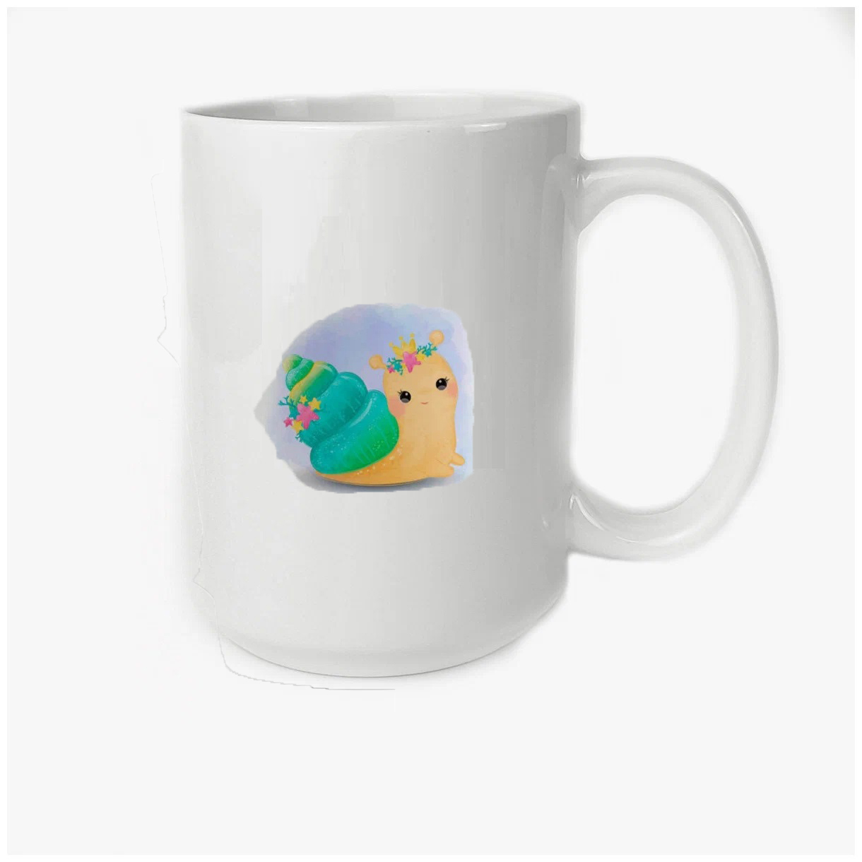 

Кружка CoolPodarok Дети. Улитка акварель