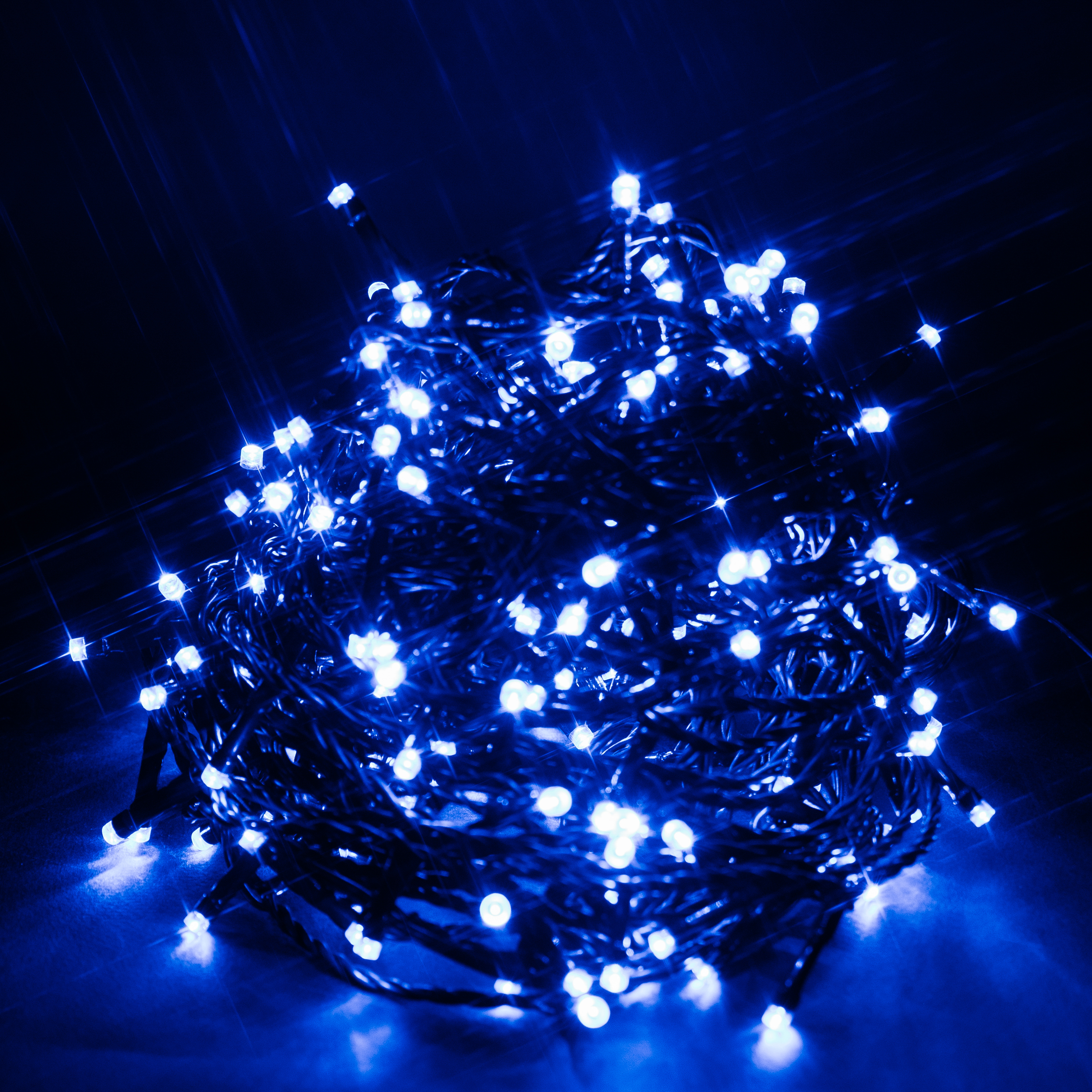 

Гирлянда Мишура 240 LED синий свет 19,12 м