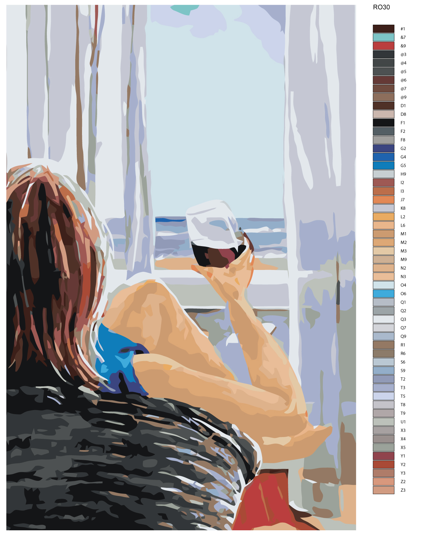 

Картина по номерам, Живопись по номерам, 60 x 90, RO30, RO30