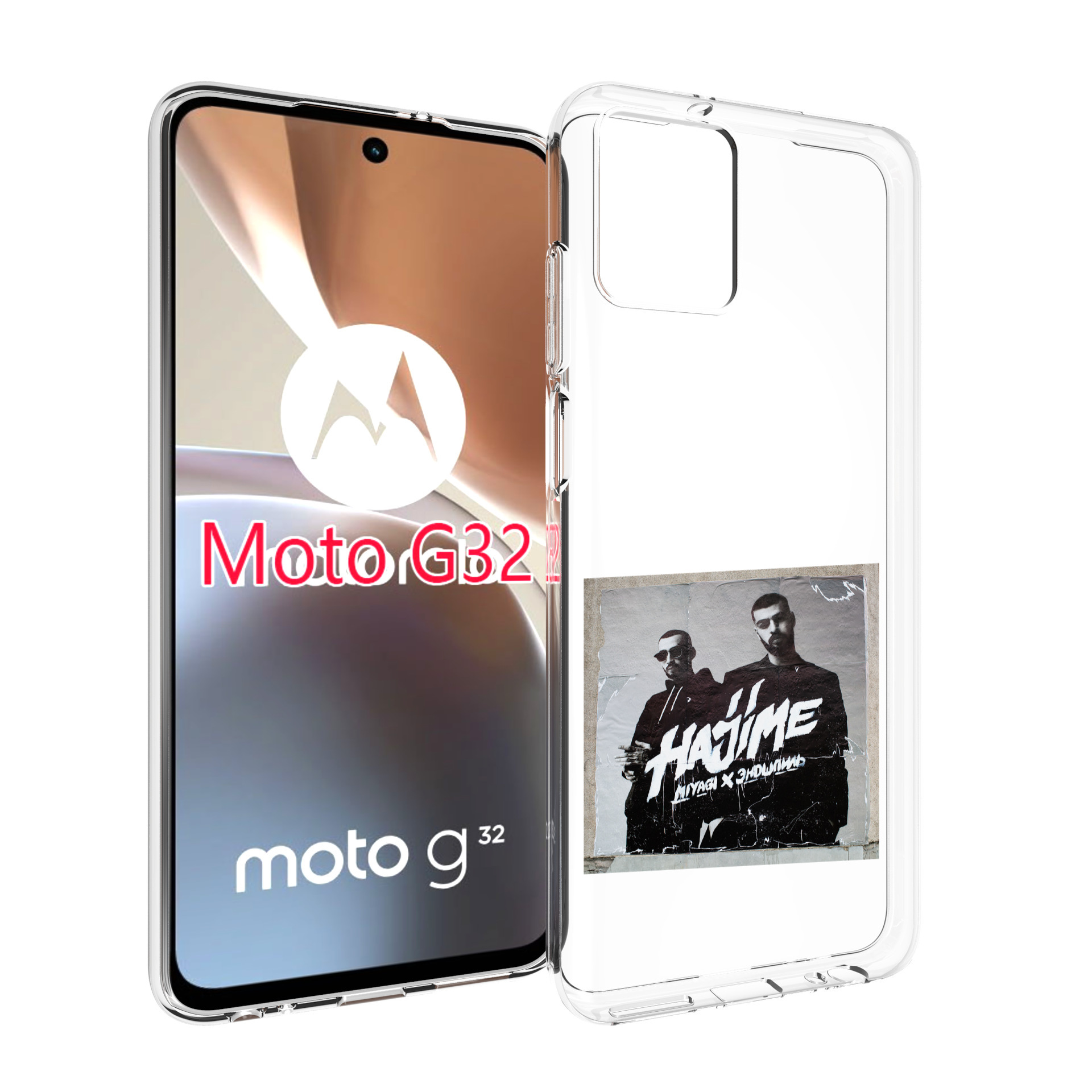 

Чехол MyPads Hajime, pt для Motorola Moto G32, Прозрачный, Tocco