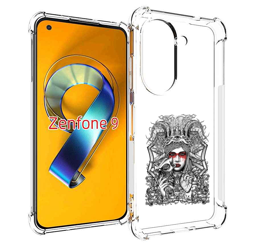 

Чехол MyPads грусная девушка для Asus Zenfone 9 (AI2202), Прозрачный, Tocco