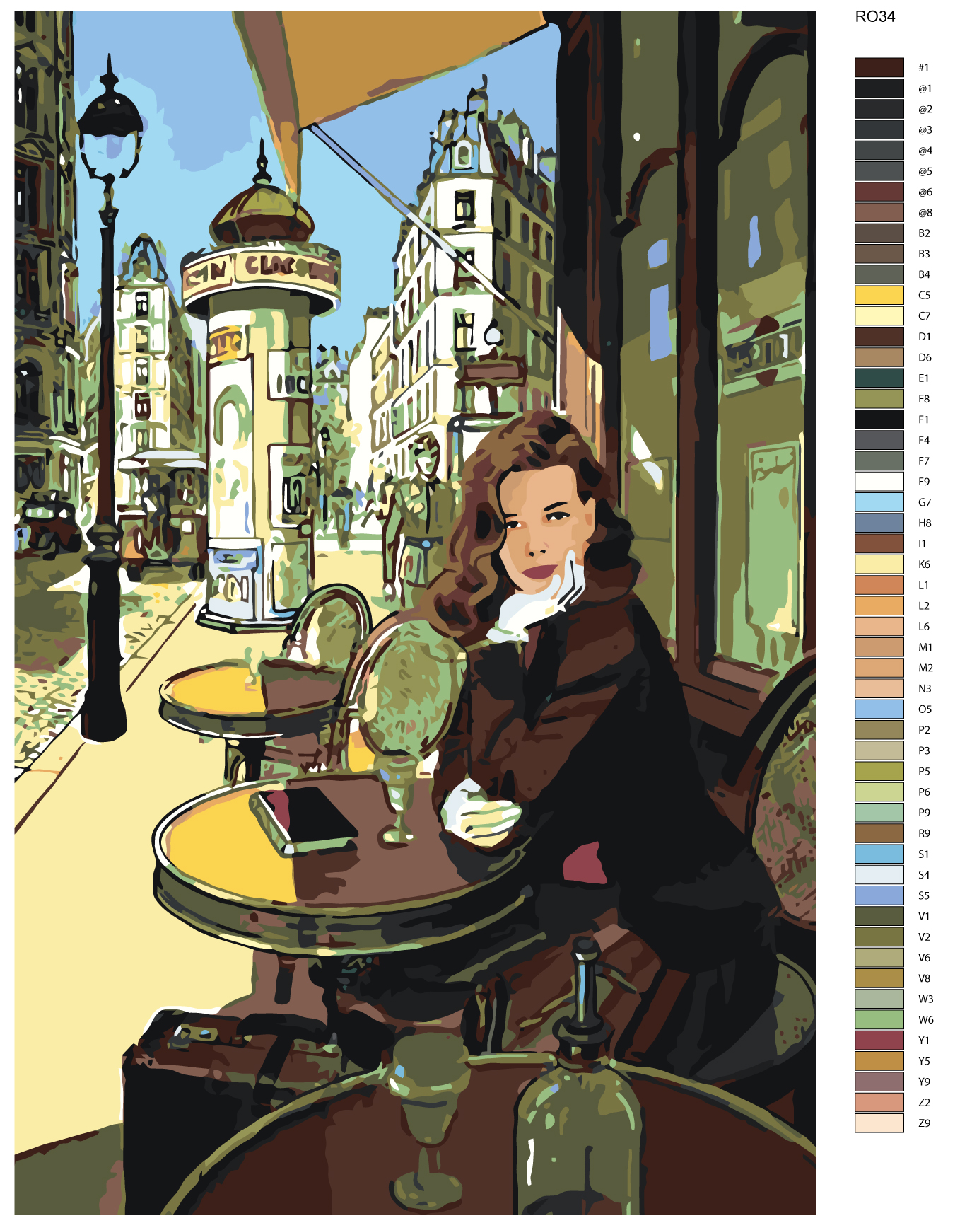

Картина по номерам, Живопись по номерам, 60 x 90, RO34, RO34