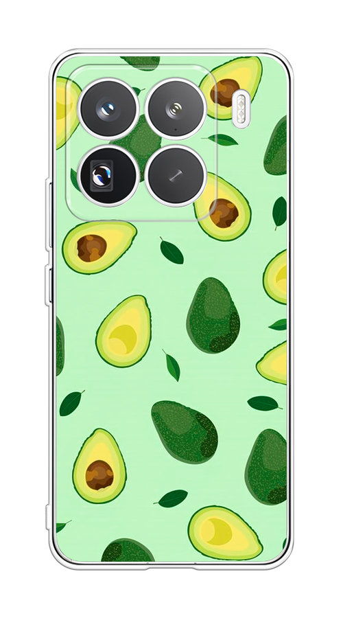 

Чехол на Xiaomi 15 Pro "Blue avocado", Коричневый;зеленый, 323750-1