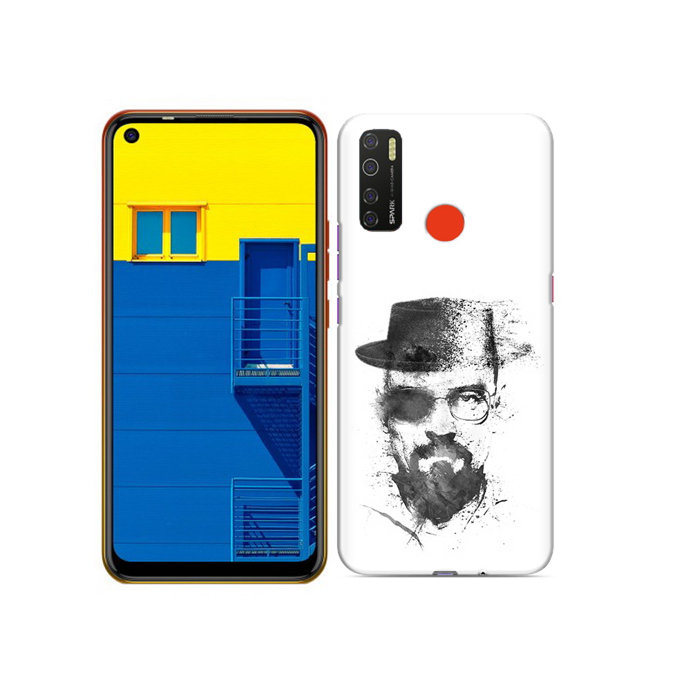 

Чехол MyPads Tocco для Tecno Spark 5 загадочный человек, Tocco