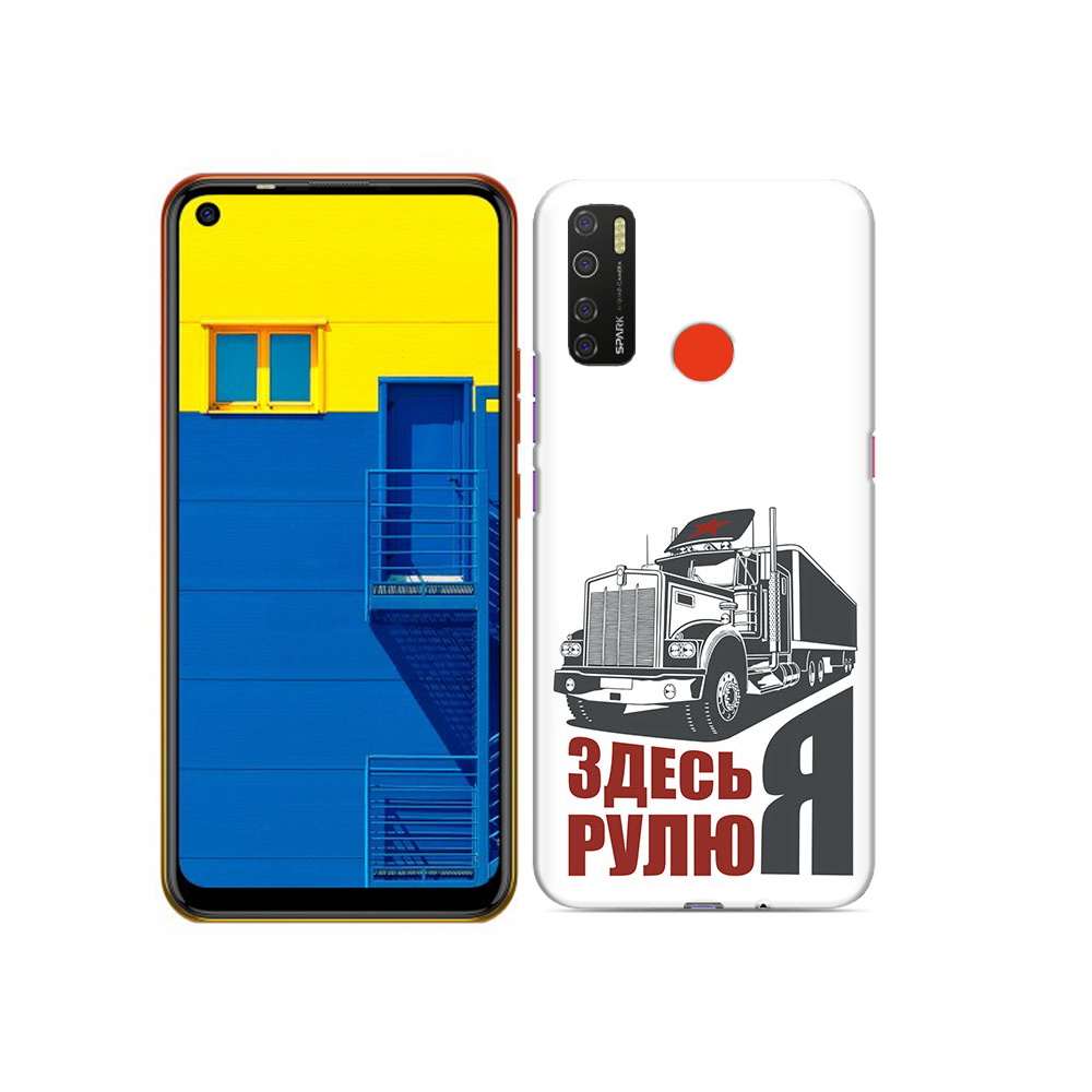 

Чехол MyPads Tocco для Tecno Spark 5 здесь я рулю, Tocco