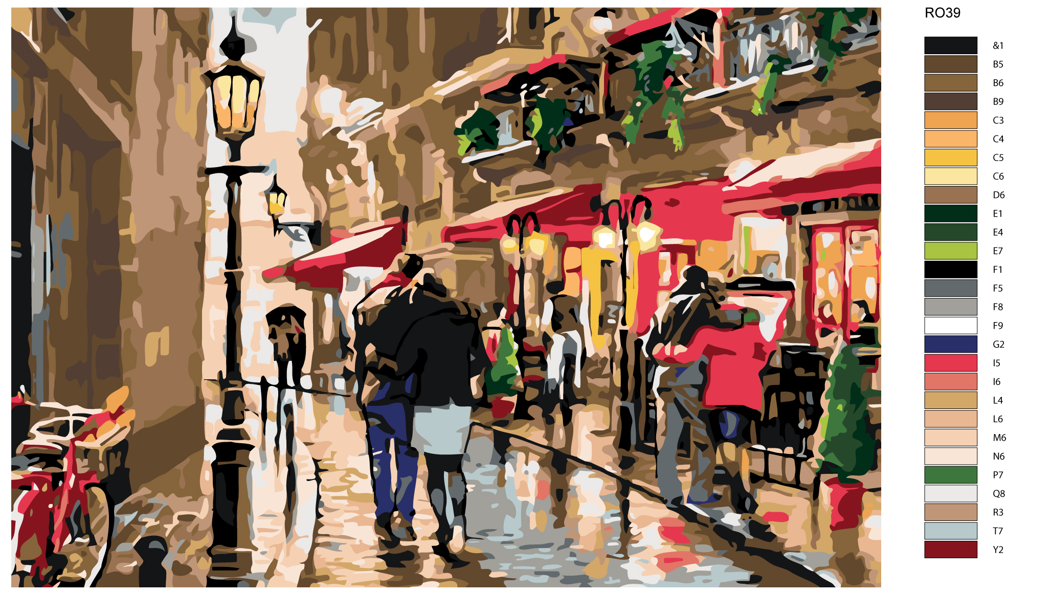 

Картина по номерам, Живопись по номерам, 60 x 90, RO39, RO39