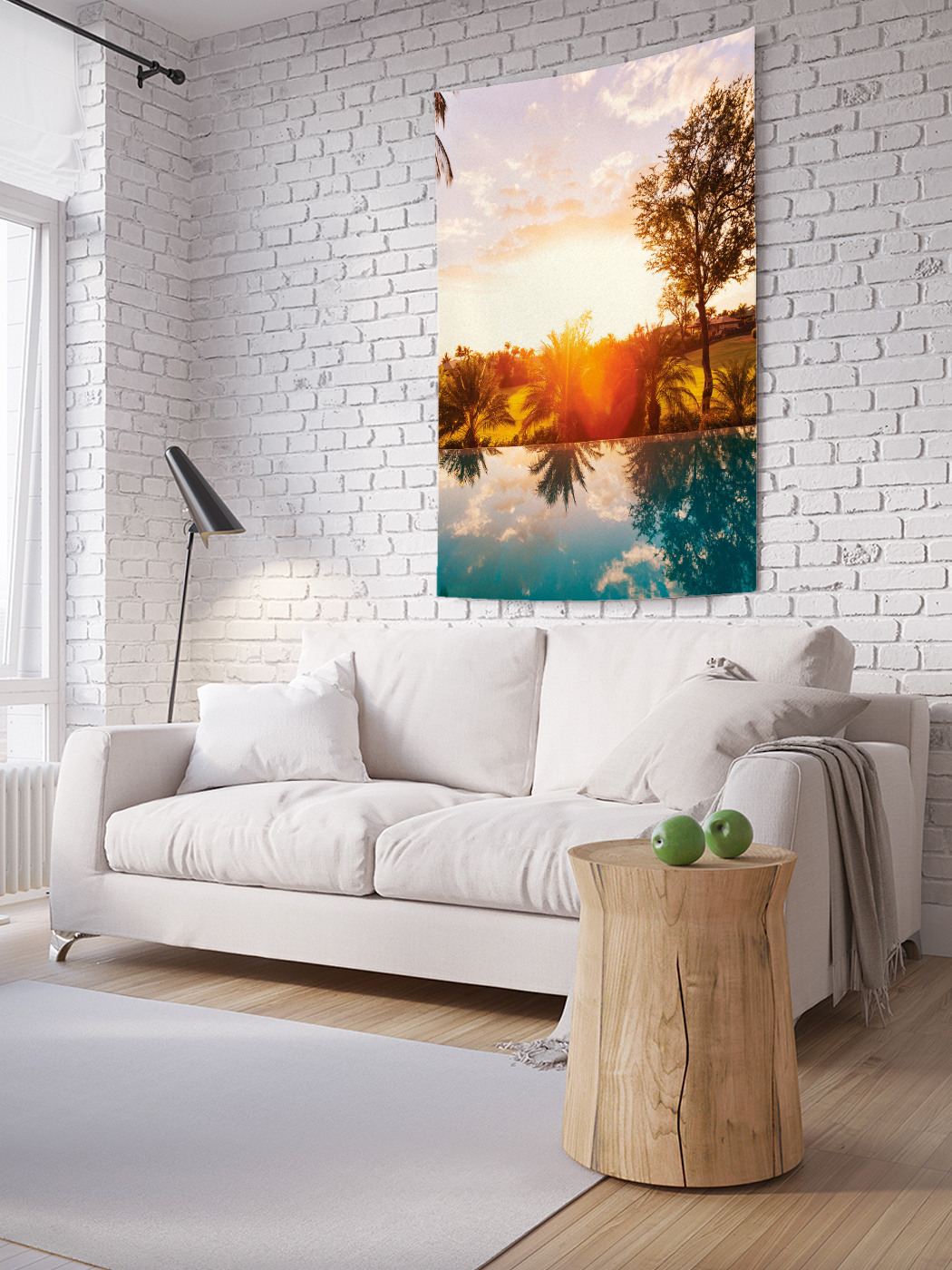 

Вертикальное фотопанно на стену JoyArty Утро в тропиках 100x150 см, Утро в тропиках