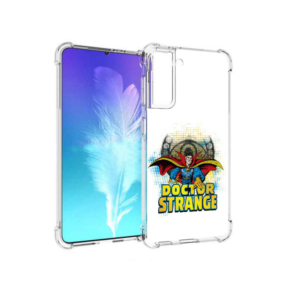 

Чехол MyPads Tocco для Samsung Galaxy S21 доктор стренж рисунок (PT157088.510.335), Прозрачный, Tocco