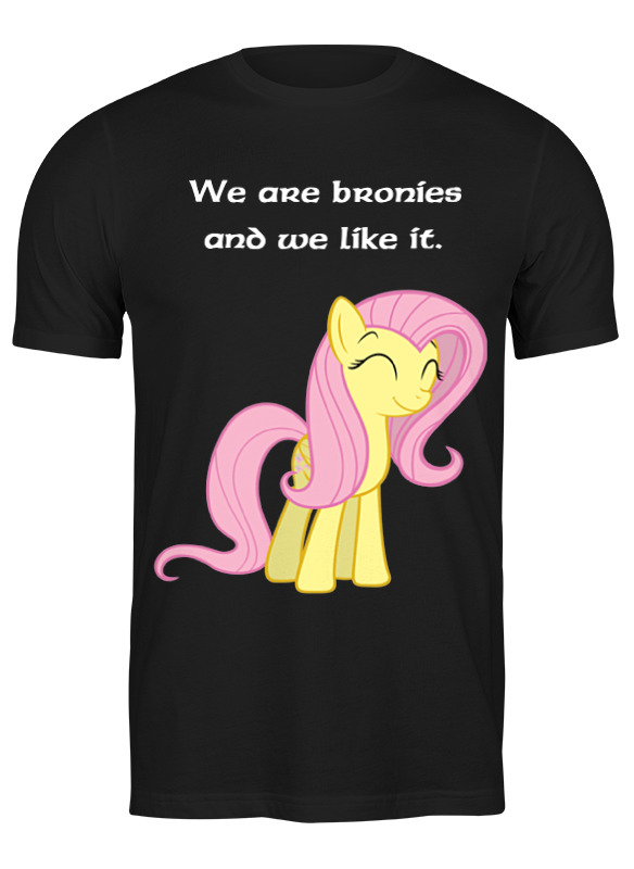 

Футболка мужская Printio We are bronies and we like it. черная L, We are bronies and we like it.