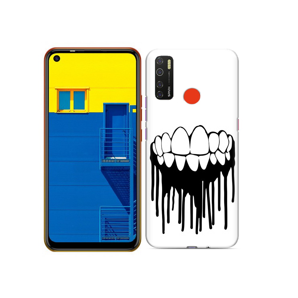 

Чехол MyPads Tocco для Tecno Spark 5 зубы, Tocco