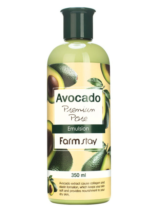 фото Антивозрастная эмульсия с экстрактом авокадо farmstay avocado premium pore emulsion