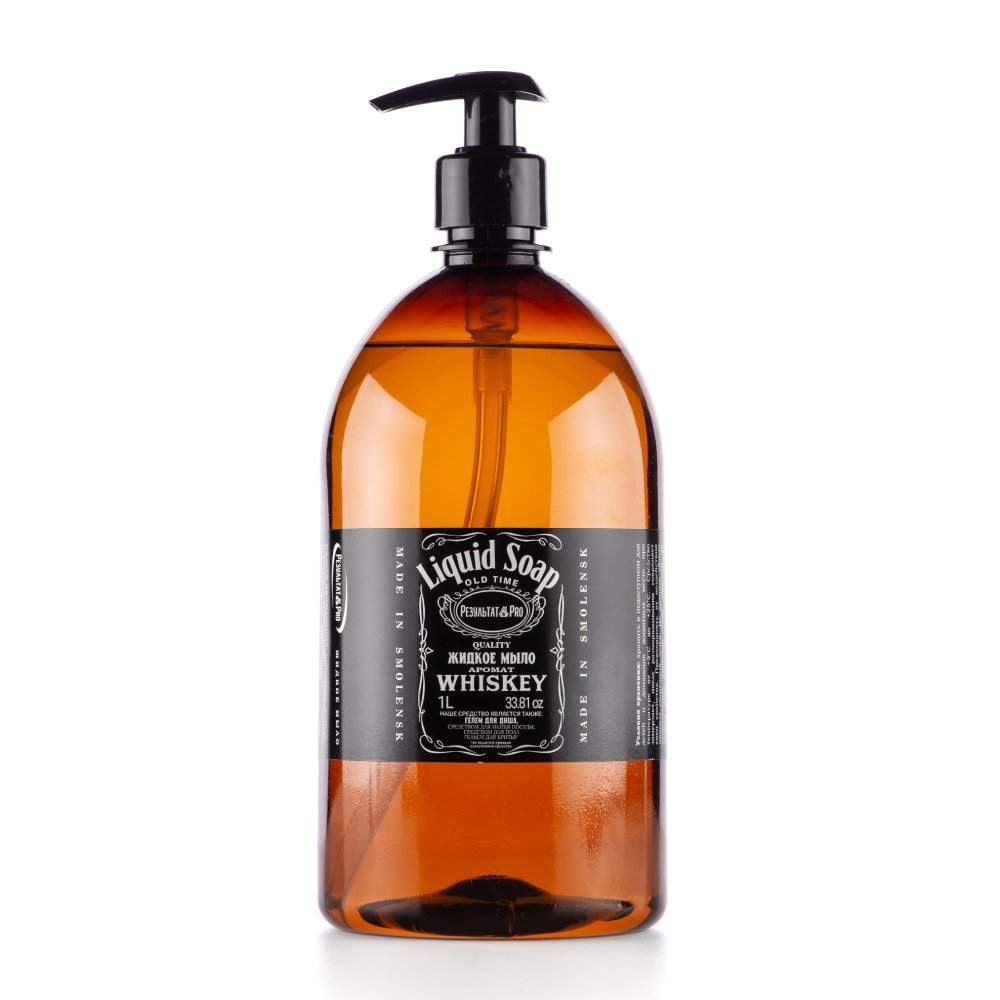 Крем-мыло жидкое Результат.Про WHISKEY 1 л мыло жидкое парфюмированное 10 liquid perfumed soap