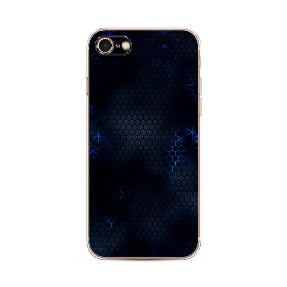 

Чехол Awog на Apple iPhone 8 / Айфон 8 "Фон соты синие", 10850-3