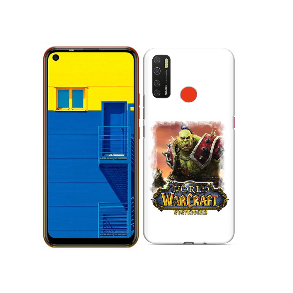 

Чехол MyPads Tocco для Tecno Spark 5 Варкрафт, Tocco
