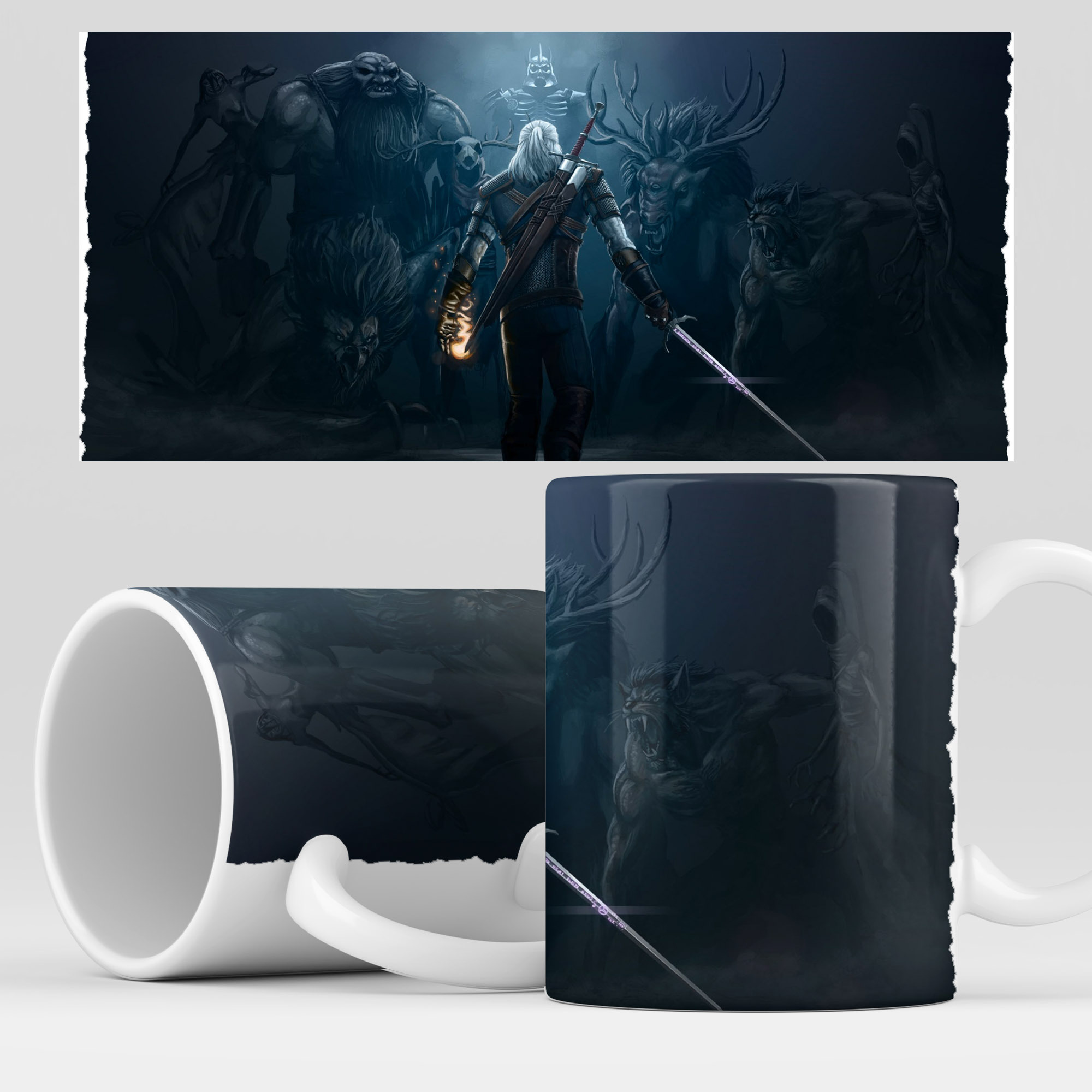 фото Кружка rocketcup с принтом "ведьмак" the witcher