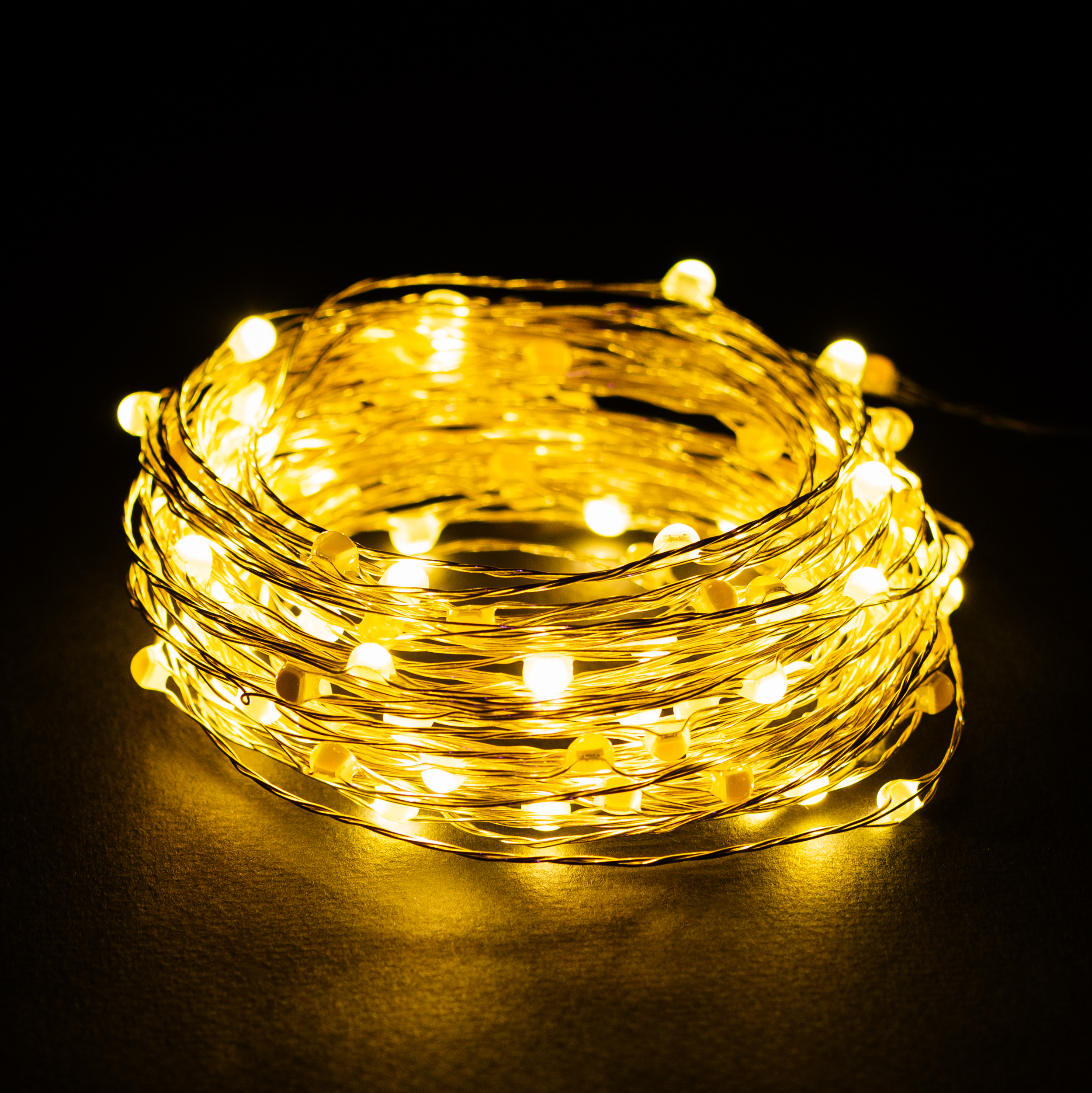 

Гирлянда нить SH LIGHTS 120 LED теплый белый 12 м LDMS120-CWW