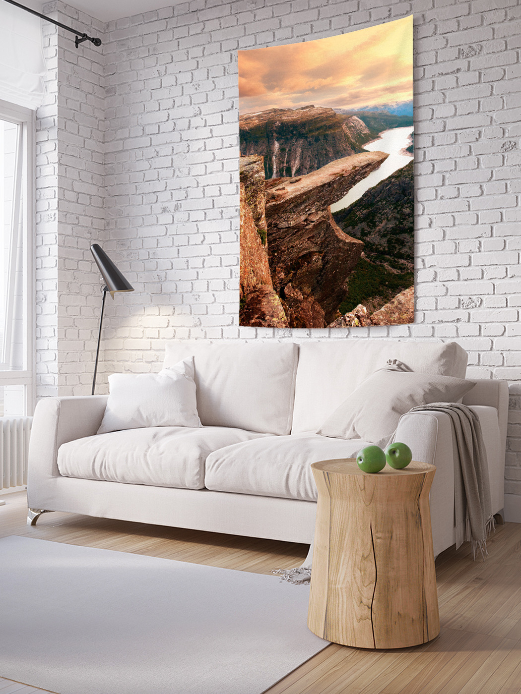 

Вертикальное фотопанно на стену JoyArty Видимость с горы 100x150 см, Видимость с горы