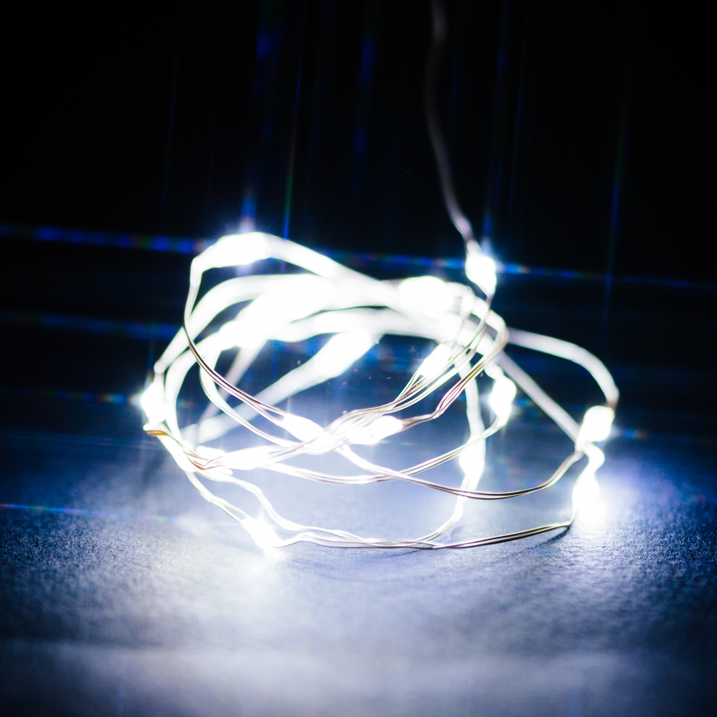

Гирлянда Нить 20 LED холодный белый 1 м