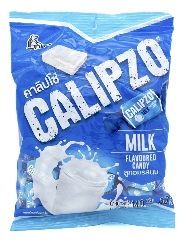 

Карамель Boonprasert жевательная с молочным вкусом Calipzo Milk Flavoured Candy, 140 г