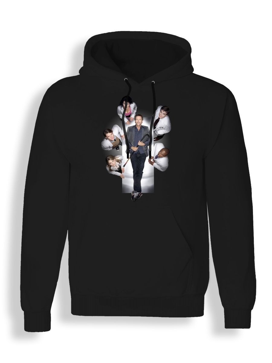 

Худи унисекс СувенирShop Сериал House/Доктор Хаус 2 черное 4XL, "Сериал House/Доктор Хаус" 2