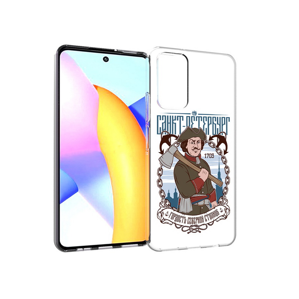 

Чехол MyPads Tocco для Huawei Honor 10 X Lite Петр первый, Прозрачный, Tocco