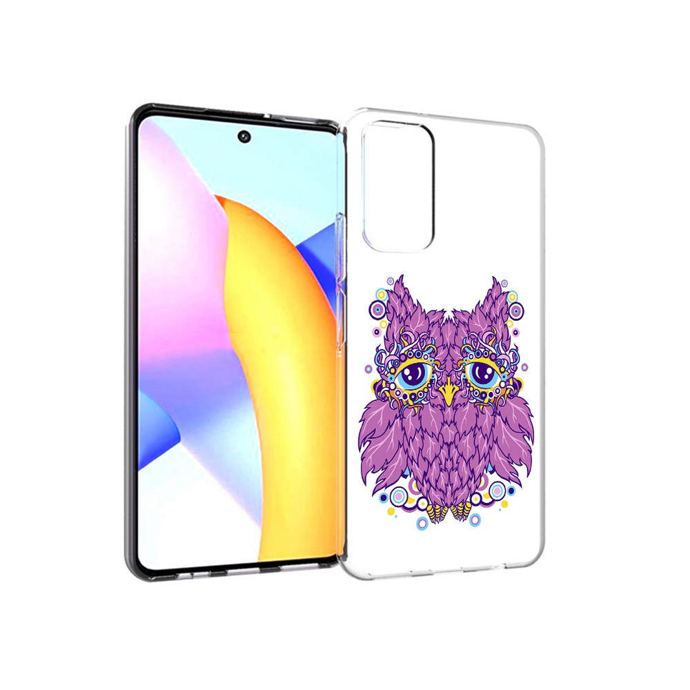 

Чехол MyPads Tocco для Huawei Honor 10 X Lite Розовая сова, Прозрачный, Tocco
