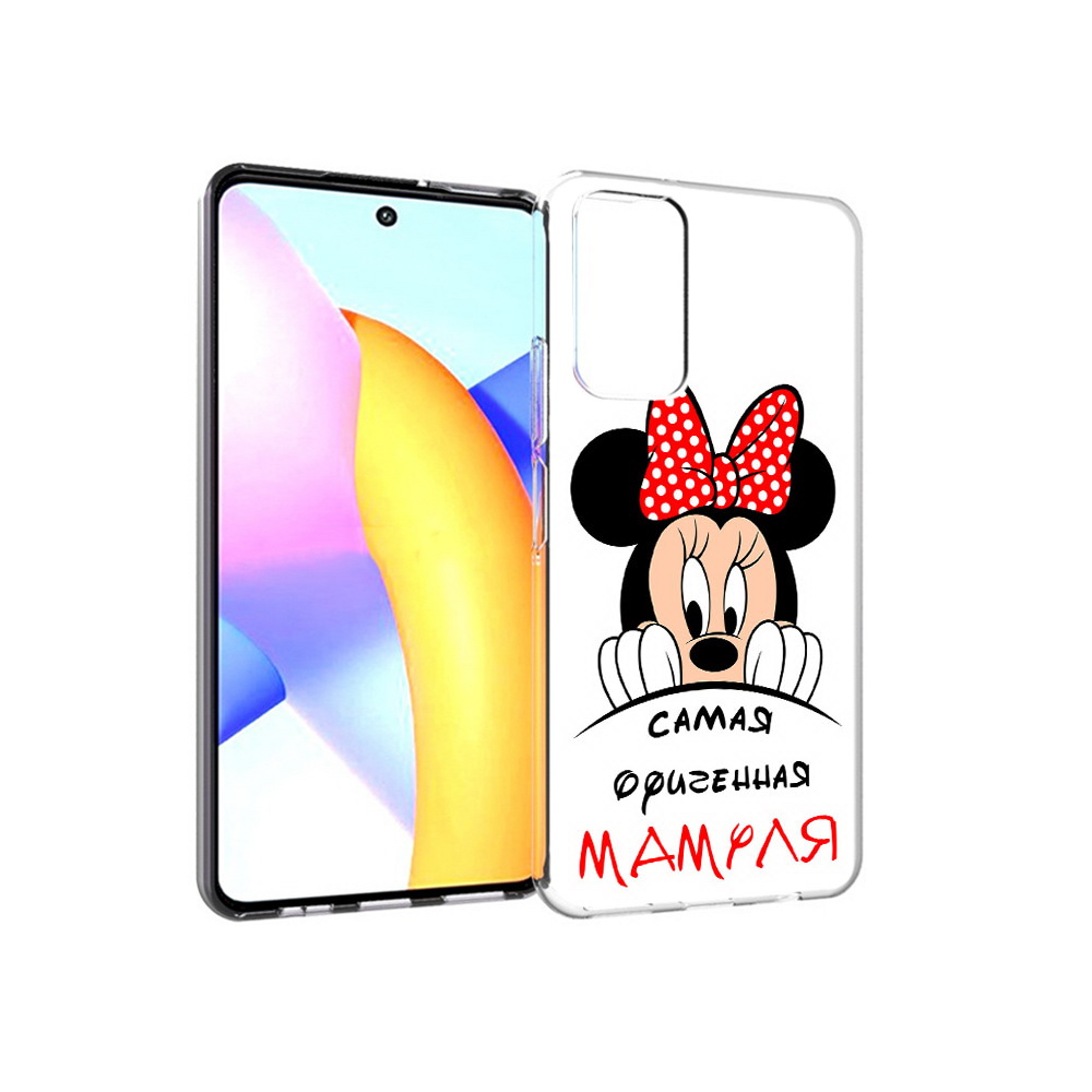 

Чехол MyPads Tocco для Huawei Honor 10 X Lite Самая лучшая мамуля Мини Маус, Прозрачный, Tocco