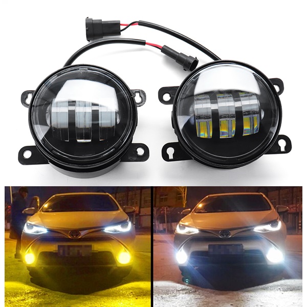 

Фары дневного света 9-32 В 30 Вт LED 3 линзы 2 режима Vesta 2180 Б+Ж 2 шт