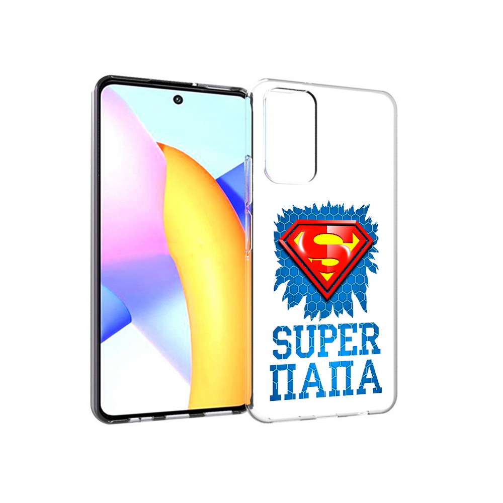 

Чехол MyPads Tocco для Huawei Honor 10 X Lite Супер Папа, Прозрачный, Tocco